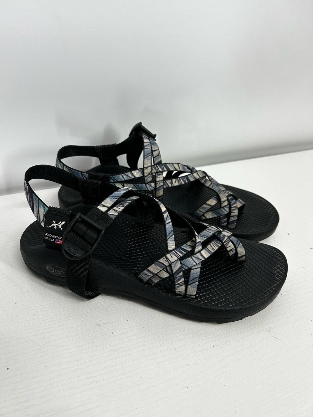 CHACO ZX/2 Sandals made in USA Blue 6 Womens